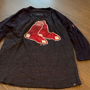 Youth M Red Sox baseball tee